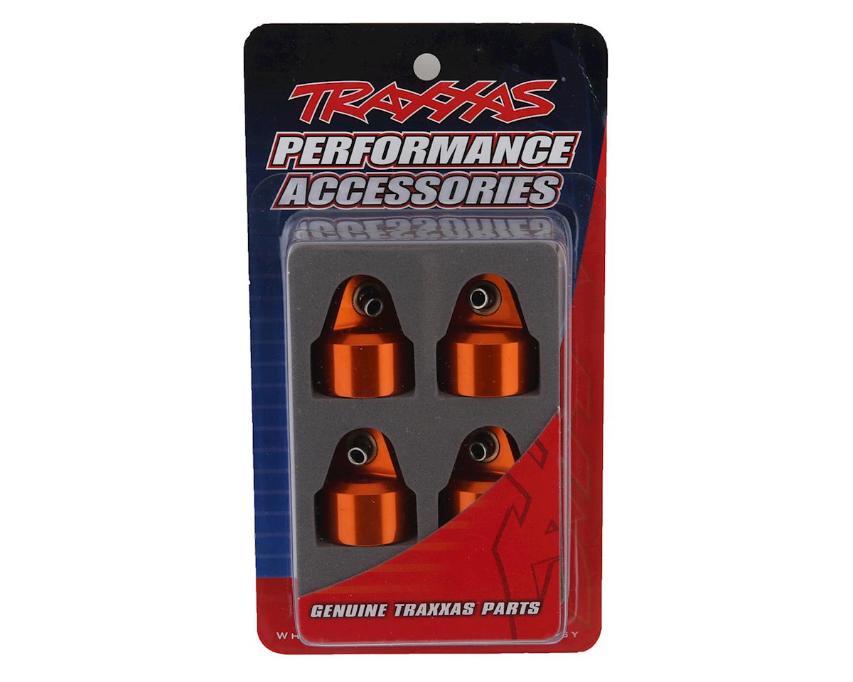 Traxxas 8964T GT-Maxx Aluminum Shock Caps Orange (4pcs) Traxxas RC CARS - PARTS