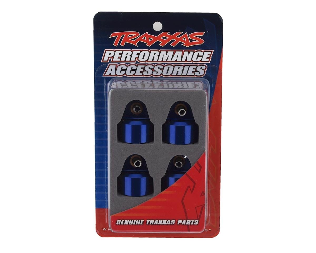 Traxxas 8964X GT-Maxx Aluminum Shock Caps Blue (4pcs) Traxxas RC CARS - PARTS