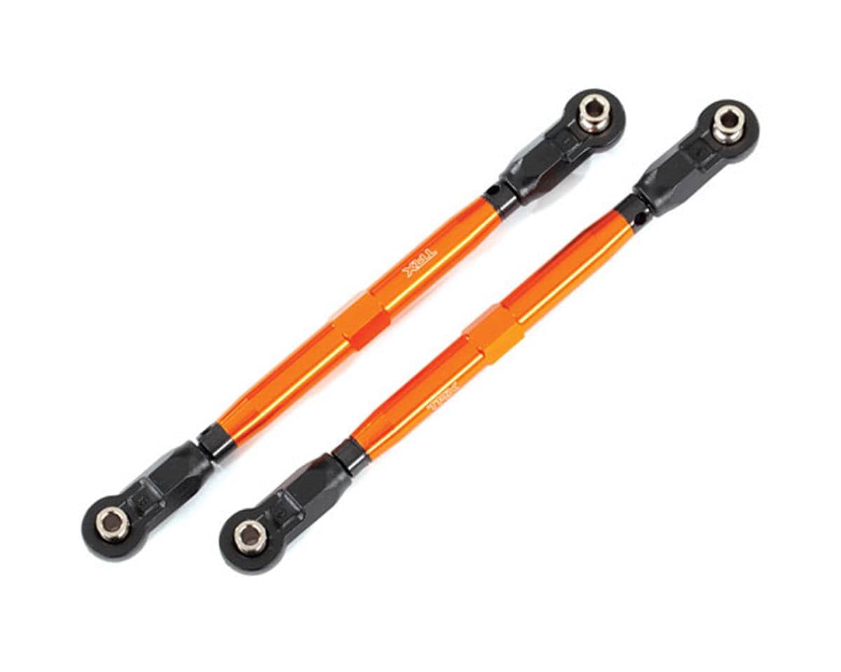 Traxxas 8997A WideMaxx Aluminum Toe Link Tubes (Orange) (2) (Use with TRA8995 WideMaxx Suspension Kit) - Hobbytech Toys