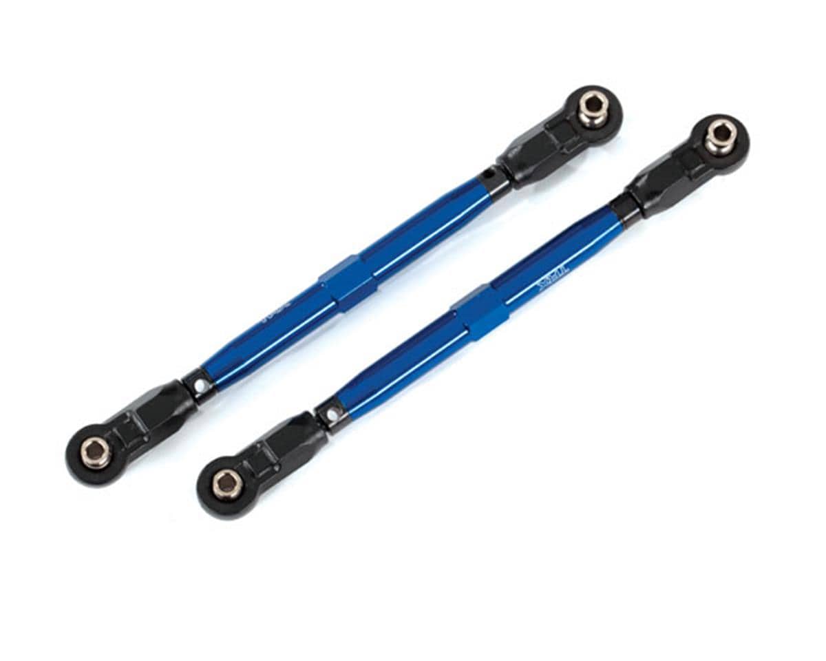 Traxxas 8997X WideMaxx Aluminum Toe Link Tubes (Blue) (2) (Use with TRA8995 WideMaxx Suspension Kit) - Hobbytech Toys