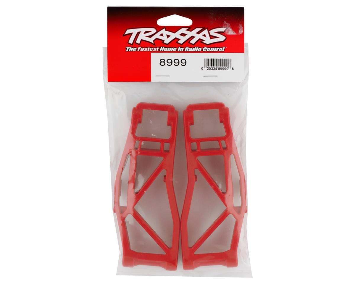 Traxxas 8999R Maxx WideMaxx Lower Suspension Arms (Red) (2) - Hobbytech Toys