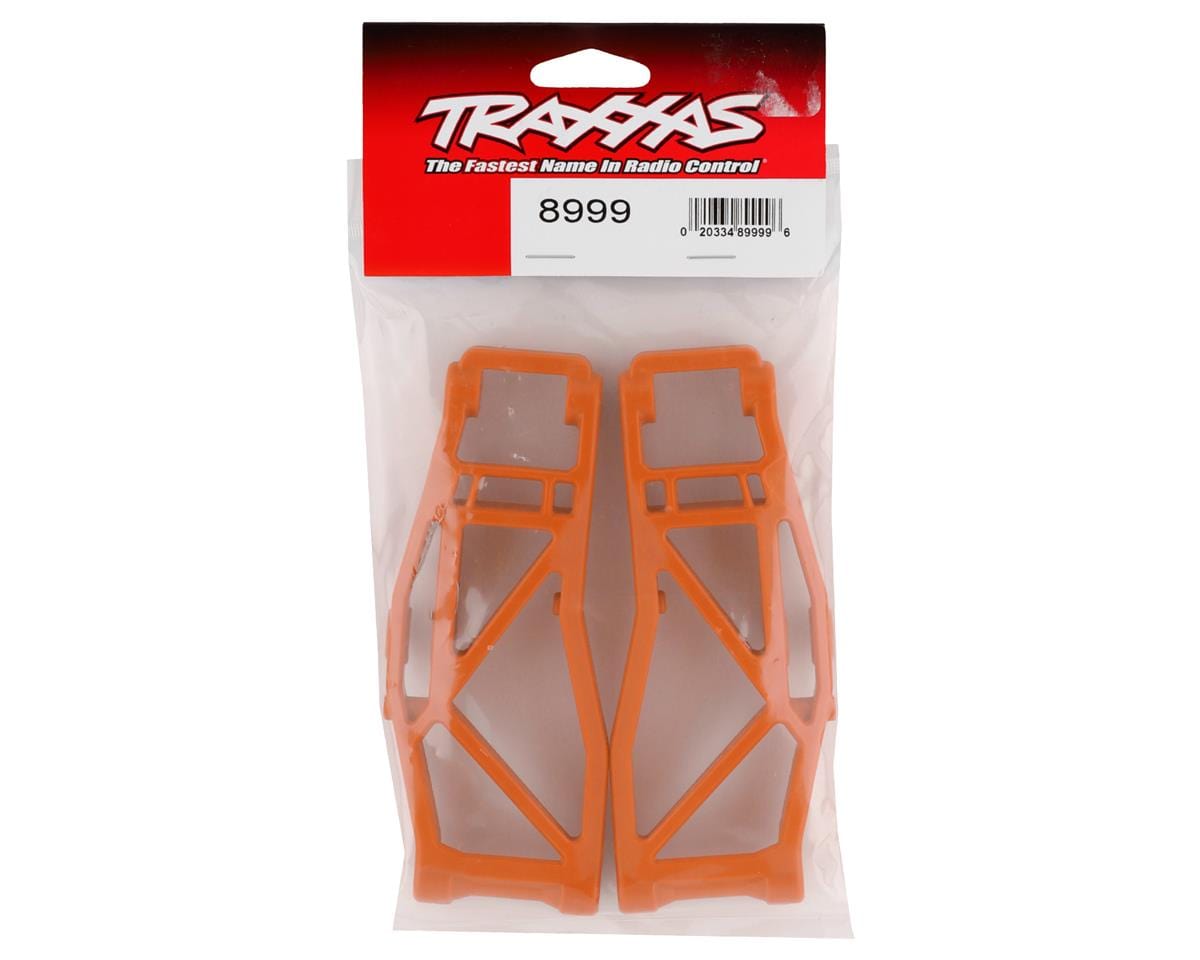 Traxxas 8999T Maxx WideMaxx Lower Suspension Arms (Orange) (2) - Hobbytech Toys