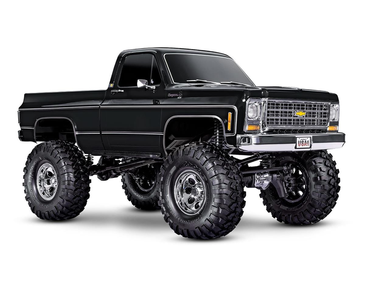 Traxxas 92056-4 TRX-4 1/10 1979 Chevrolet Cheyenne K10 RC Crawler Black - Hobbytech Toys