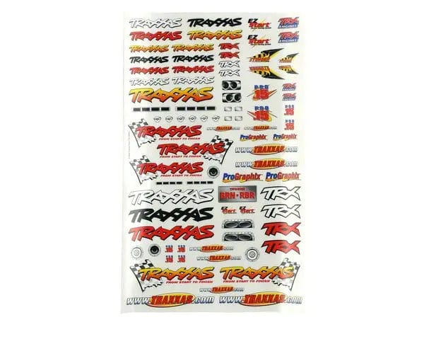 Traxxas 9950 Official Decal Sheet Traxxas RC CARS - PARTS