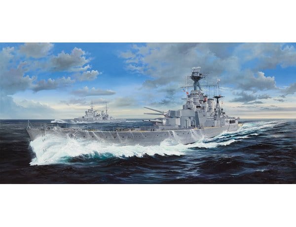 Trumpeter 03710 1/200 HMS Hood Plastic Model Kit Trumpeter PLASTIC MODELS