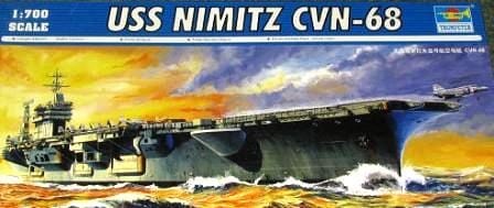 Trumpeter 05714 1/700 USS NIMITZ CVN-68 Plastic Model Kit Trumpeter PLASTIC MODELS