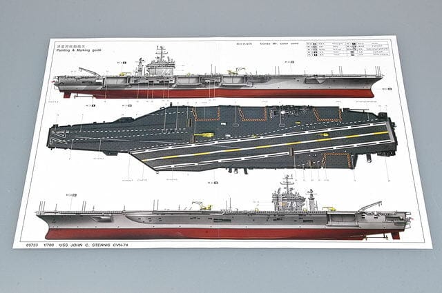 Trumpeter 05733 1/700 USS JOHN C. STENNIS CVN-74 Plastic Model Kit Trumpeter PLASTIC MODELS