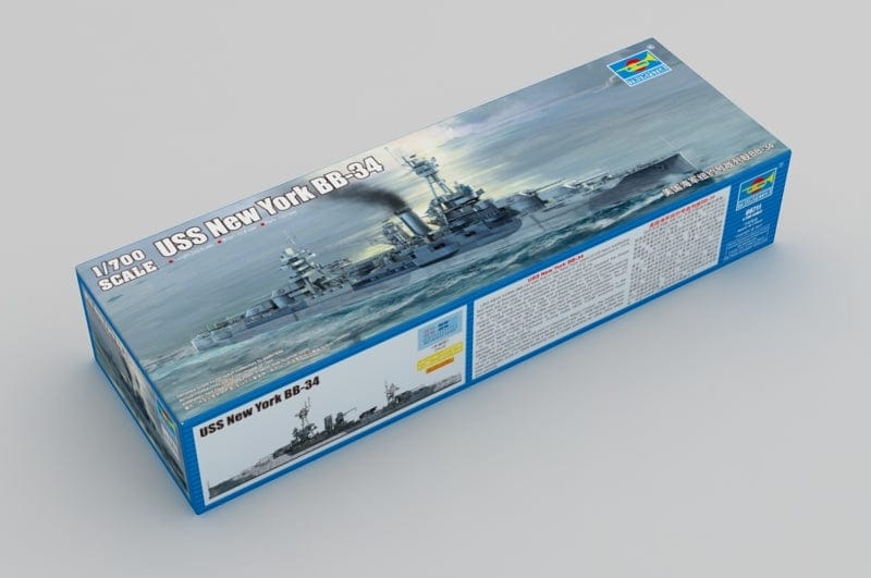 Trumpeter 06711 1/700 USS New York BB-34 Plastic Model Kit Trumpeter PLASTIC MODELS
