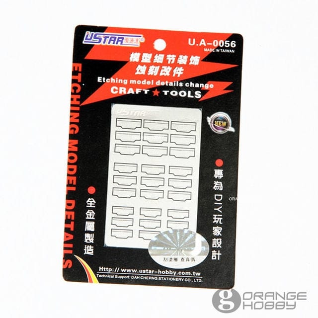 U Star 80056 Photo Etch Parts U Star Tools PLASTIC MODELS