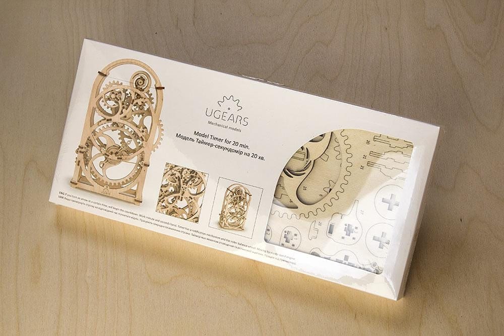 UGEARS 70004 20 Minute Timer Wooden Model Kit Ugears U Gears