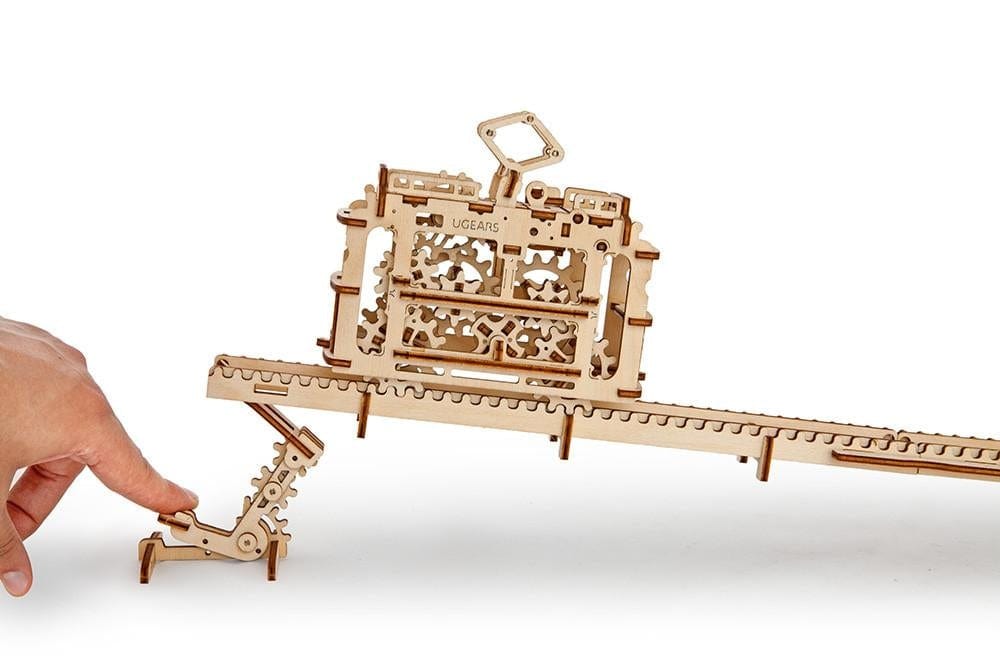 UGEARS 70008 Tram On Rails Wooden Model Kit Ugears U Gears