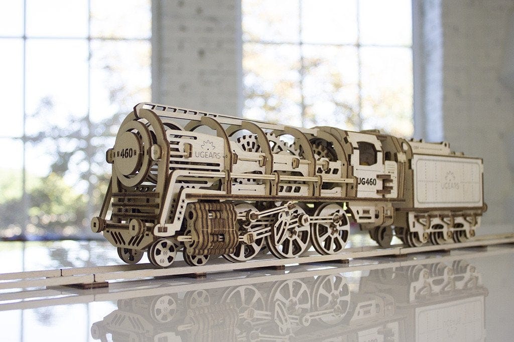 UGEARS 70012 Locomotive & Tender Wooden Model Kit Ugears U Gears