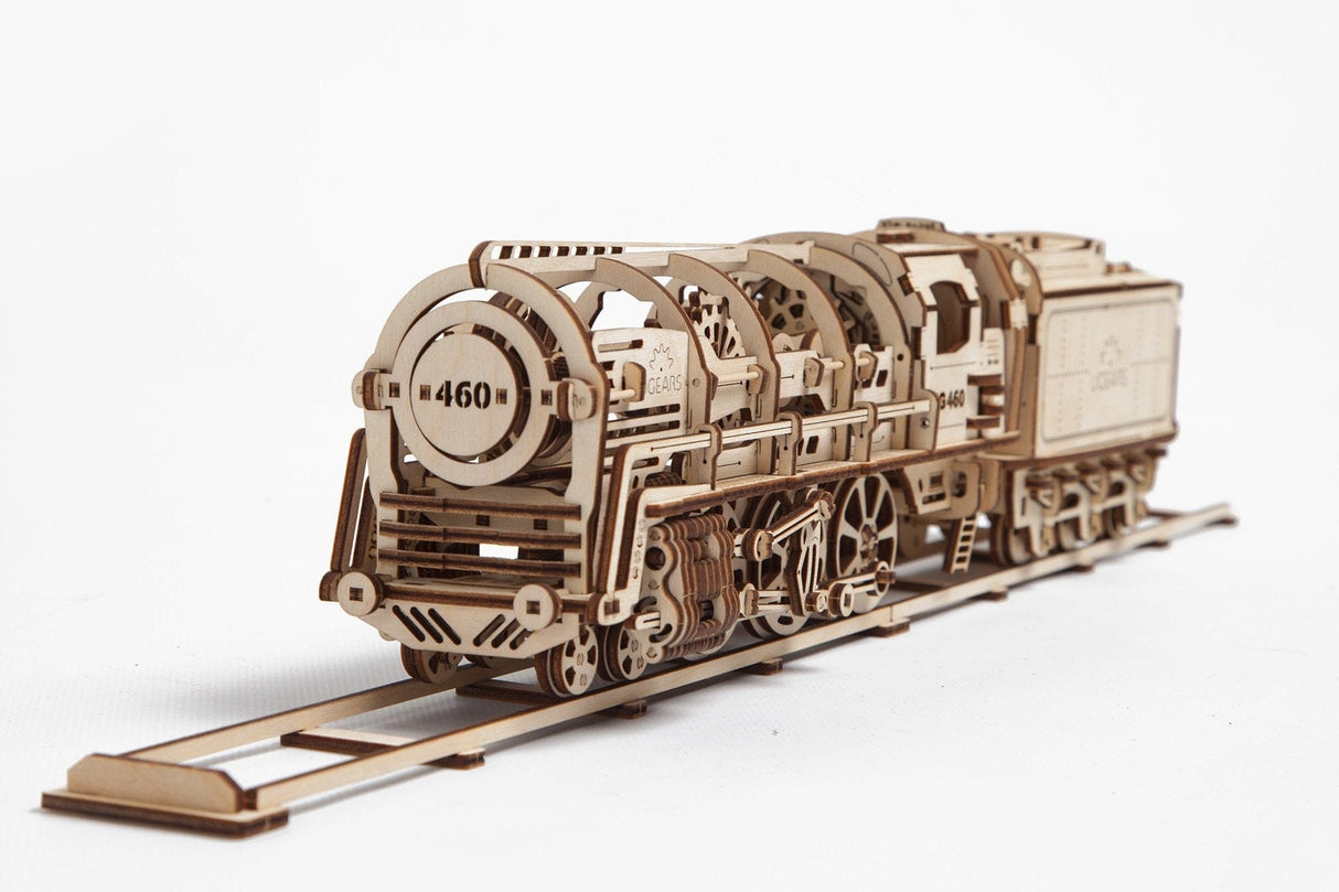 UGEARS 70012 Locomotive & Tender Wooden Model Kit Ugears U Gears