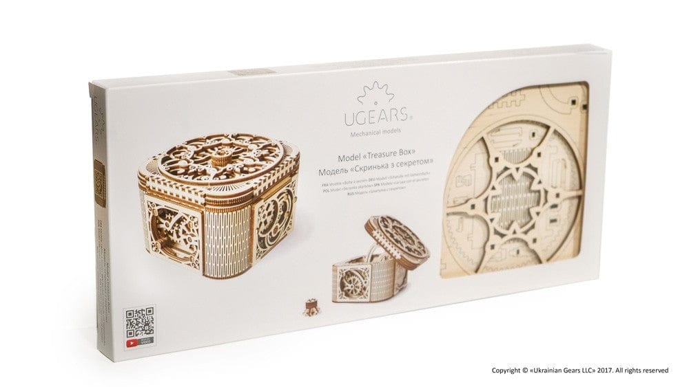 UGEARS 70031 Treasure Box Wooden Model Kit Ugears U Gears