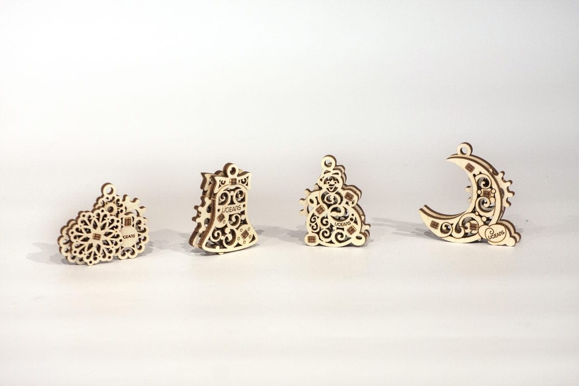 UGEARS 70042 U-Fidget Gearsmas Wooden Model Kit Ugears U Gears