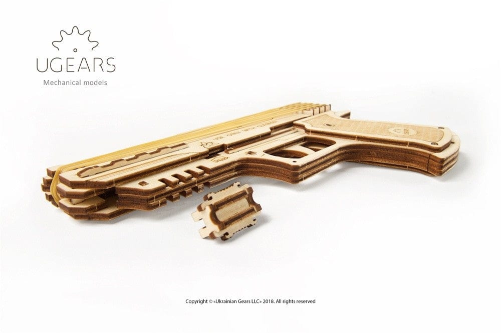 UGEARS 70047 Wolf-01 Handgun Wooden Model Kit Ugears U Gears