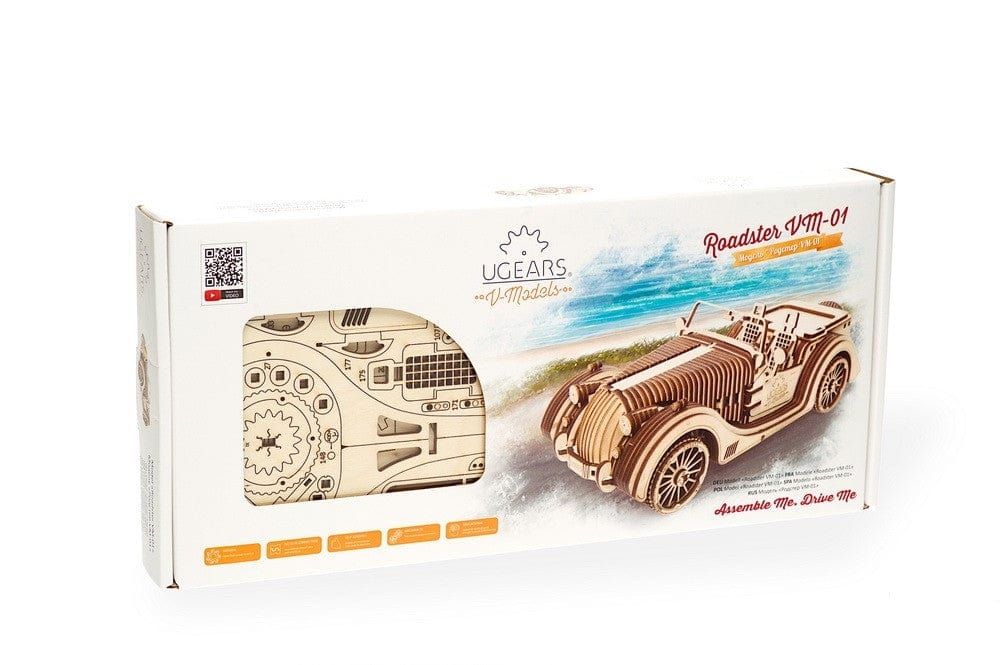 UGEARS 70052 Roadster Vm-01 Wooden Model Kit Ugears U Gears
