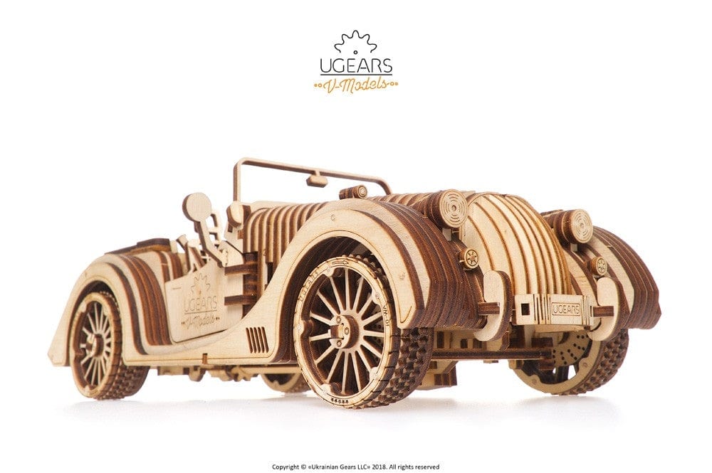 UGEARS 70052 Roadster Vm-01 Wooden Model Kit Ugears U Gears