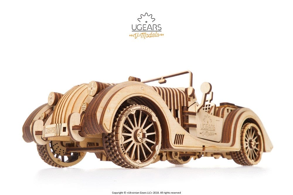 UGEARS 70052 Roadster Vm-01 Wooden Model Kit Ugears U Gears