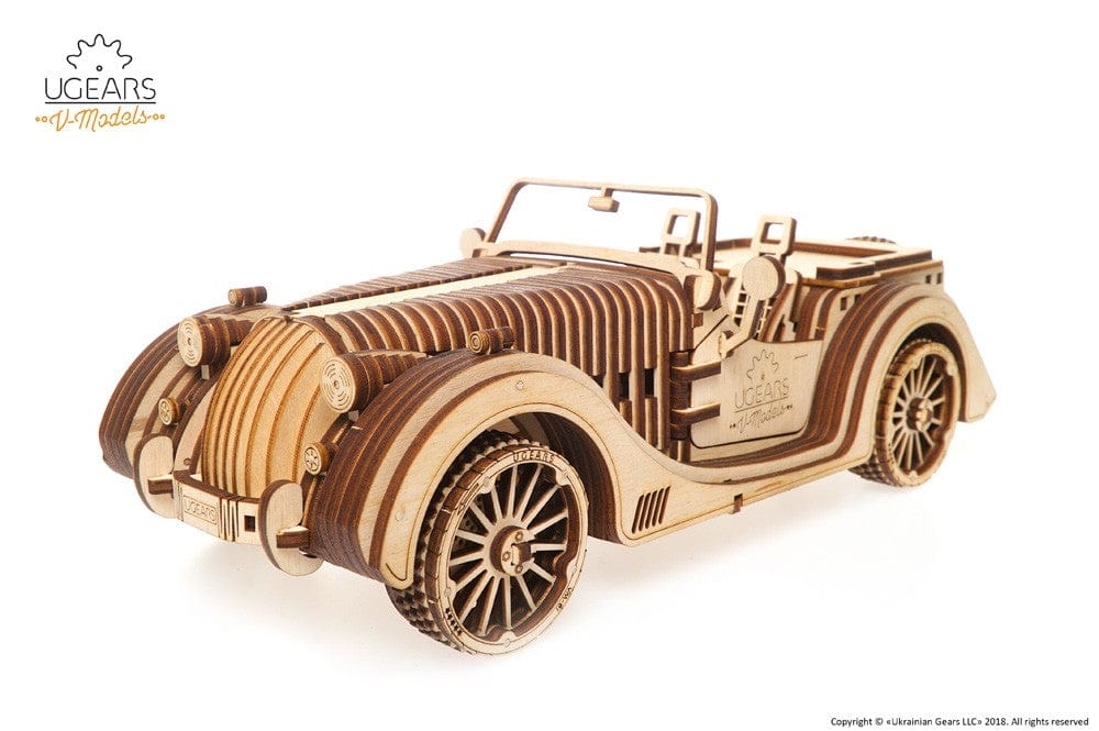 UGEARS 70052 Roadster Vm-01 Wooden Model Kit Ugears U Gears