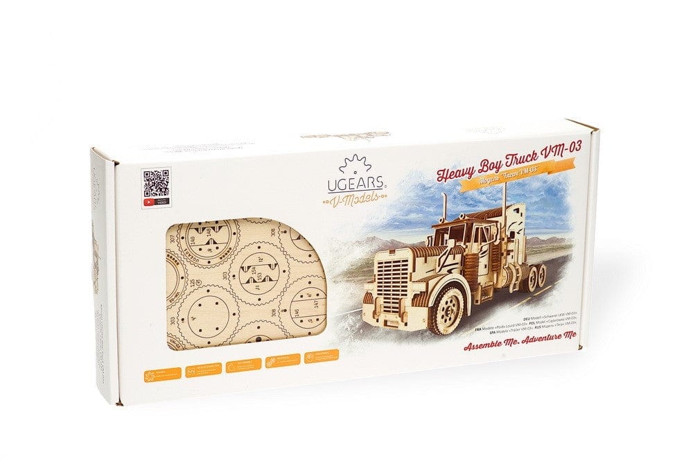 UGEARS 70056 Heavy Boy Truck Vm-03 Wooden Model Kit Ugears U Gears