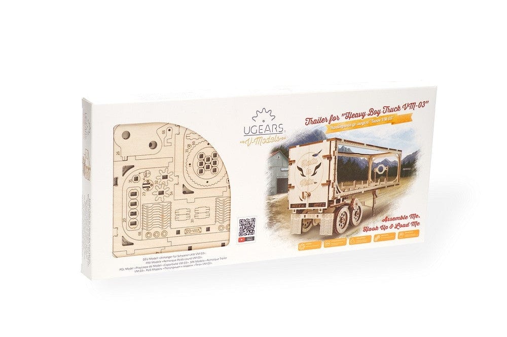 UGEARS 70057 Heavy Boy Truck Trailer Wooden Model Kit Ugears U Gears