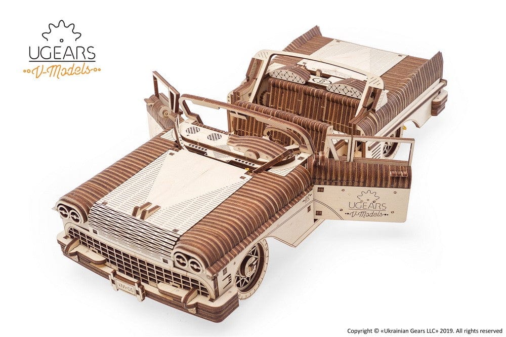 UGEARS 70073 Dream Cabriolet Vm-05 Wooden Model Kit Ugears U Gears