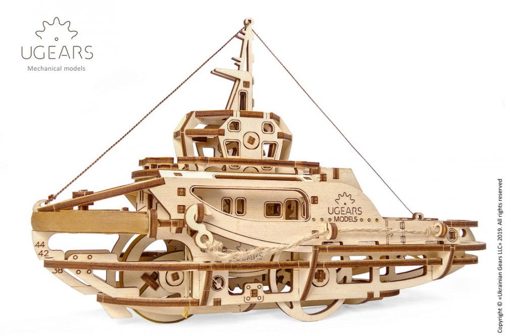 UGEARS 70078 Tugboat Wooden Model Kit Ugears U Gears