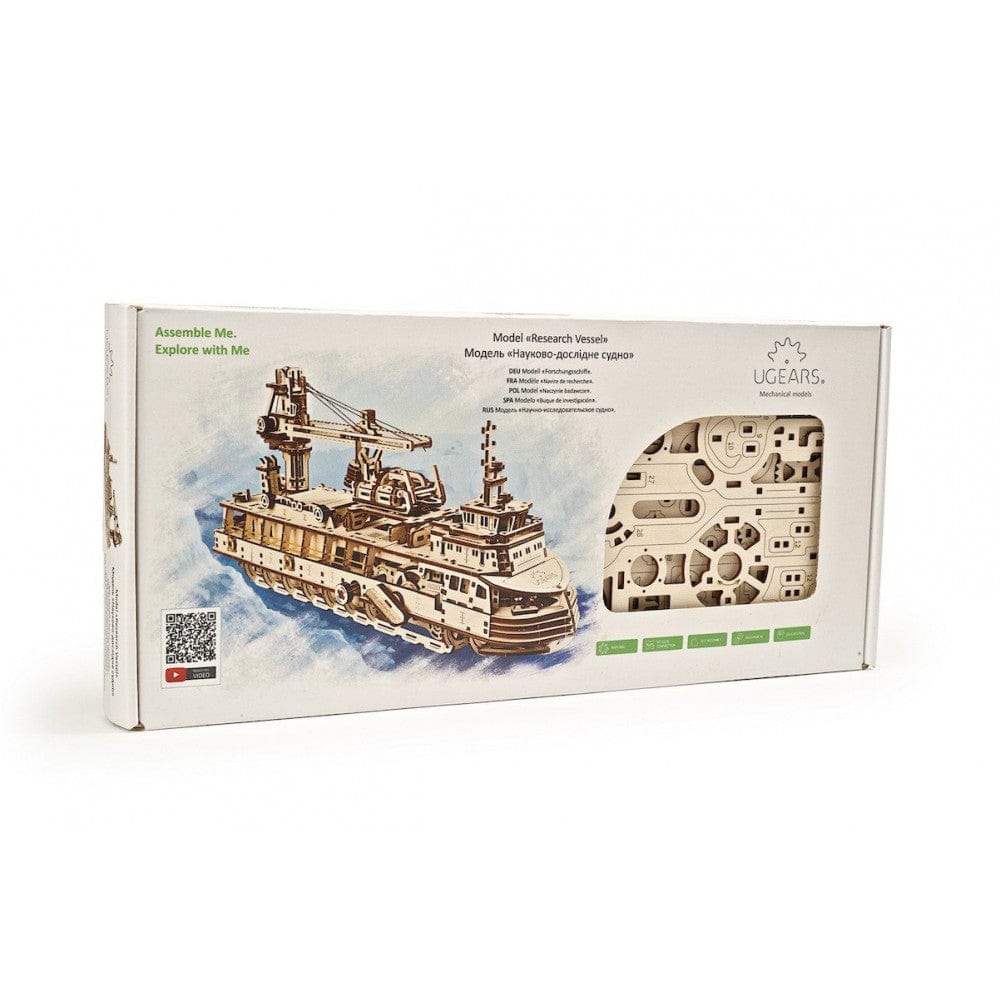 UGEARS 70135 Research Vessel Wooden Model Kit Ugears U Gears