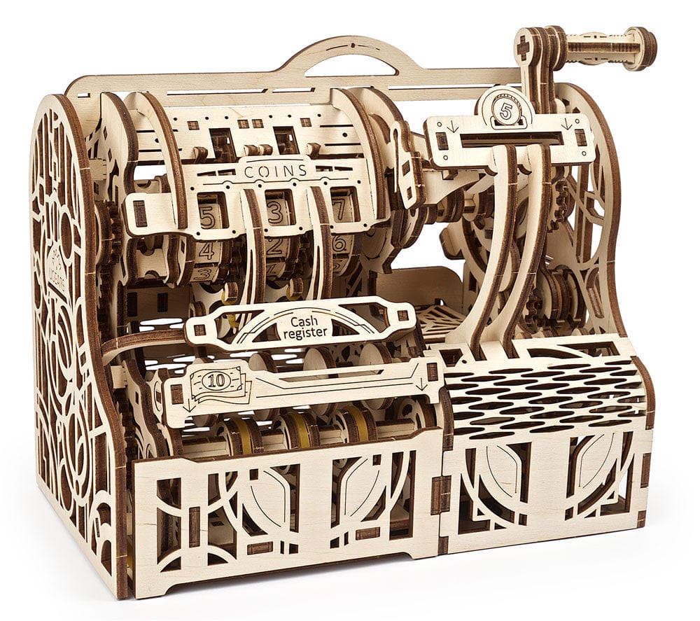 UGEARS 70136 Cash Register Wooden Model Kit Ugears U Gears