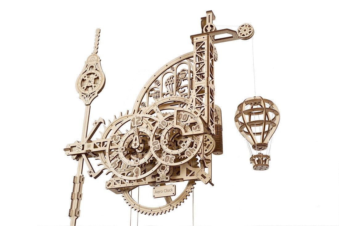 UGEARS 70154 Aero Clock Wooden Model Kit Ugears U Gears