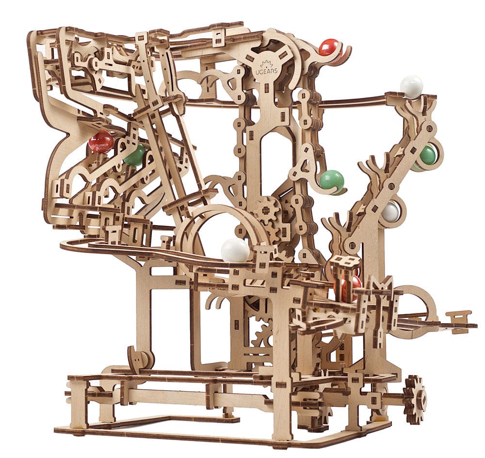 UGEARS 70156 Marble Run Chain Hoist Wooden Model Kit Ugears U Gears