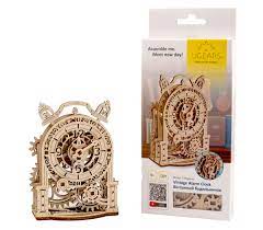 UGEARS 70163 Vintage Alarm Clock Wooden Model Kit - Hobbytech Toys