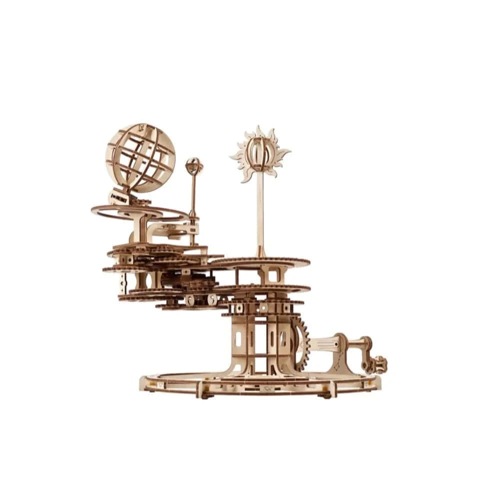 UGEARS 70167 Mechanical Tellurion Wooden Model Kit - Hobbytech Toys