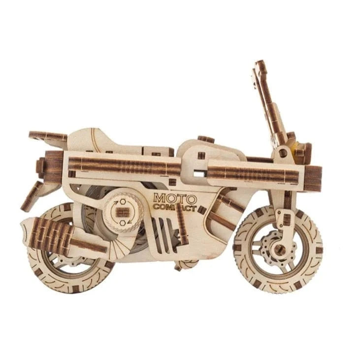 UGEARS 70168 Moto Compact Folding Scooter Wooden Model Kit - Hobbytech Toys