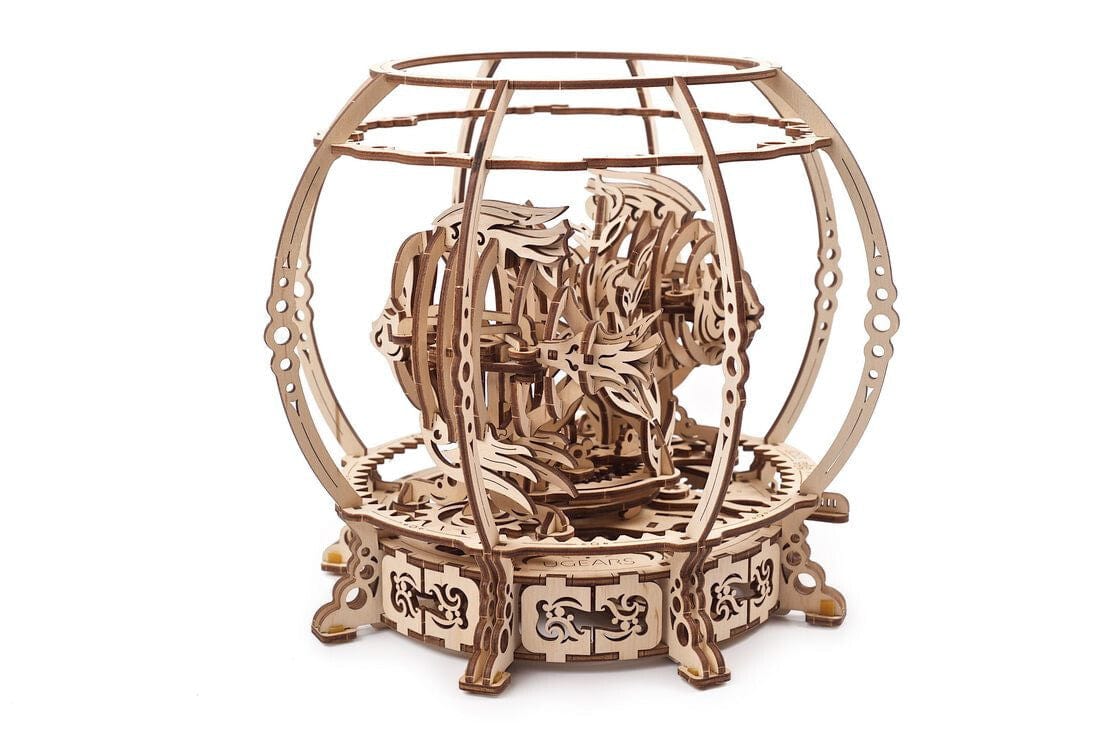 UGEARS 70155 Mechanical Aquarium Wooden Model Kit Ugears U Gears
