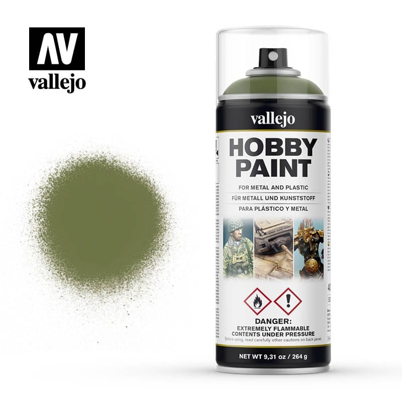 Vallejo Aerosol Goblin Green 400ml Vallejo PAINT, BRUSHES & SUPPLIES