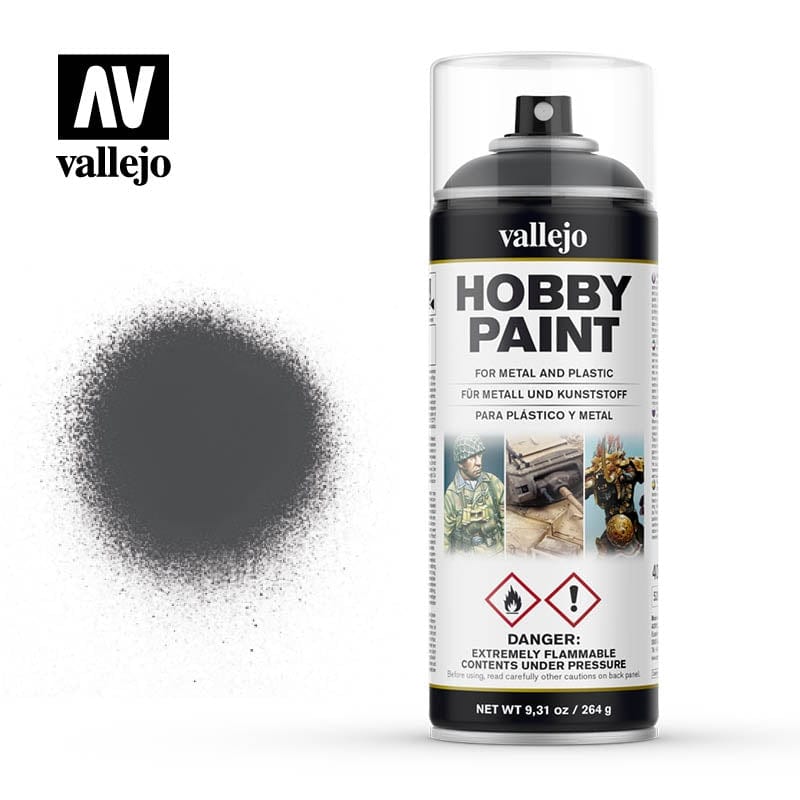 Vallejo Aerosol Panzer Grey 400ml Vallejo PAINT, BRUSHES & SUPPLIES