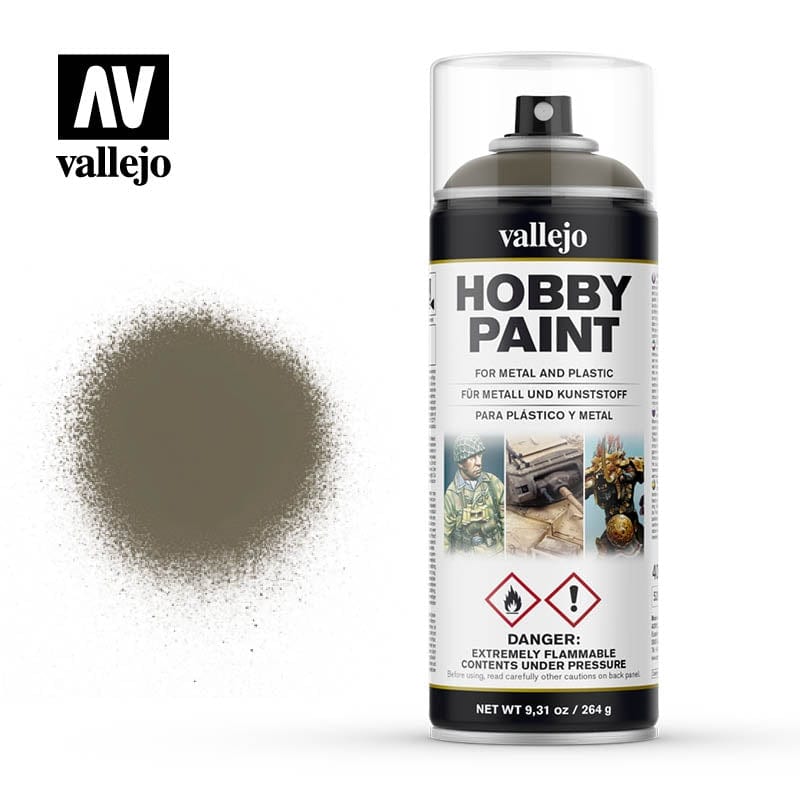 Vallejo Aerosol Russian Uniform 400ml Vallejo PAINT, BRUSHES & SUPPLIES