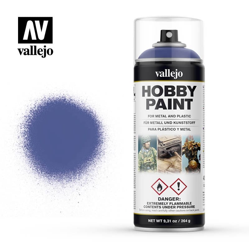 Vallejo Aerosol Ultramarine Blue 400ml Vallejo PAINT, BRUSHES & SUPPLIES