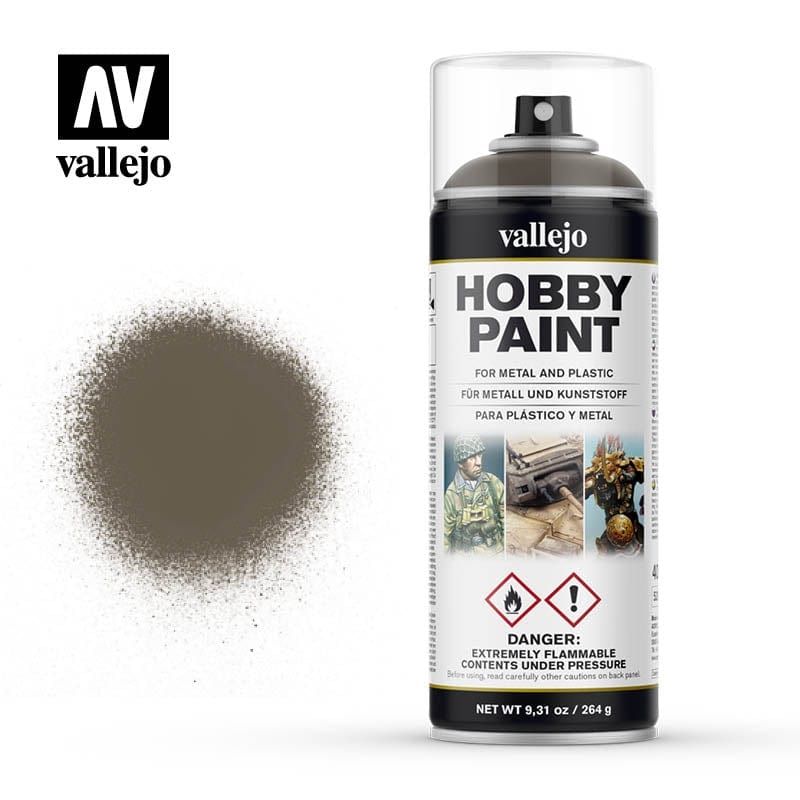 Vallejo Aerosol Us Olive Drab 400ml Vallejo PAINT, BRUSHES & SUPPLIES
