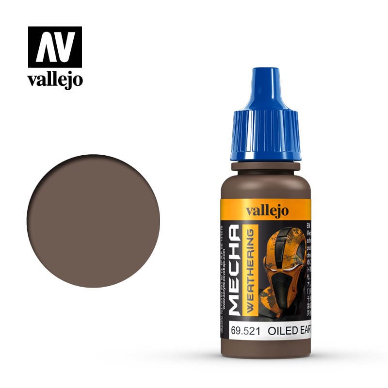 Vallejo Mecha Colour Oiled Earth Wash 17ml Acrylic Vallejo PAINT, BRUSHES & SUPPLIES