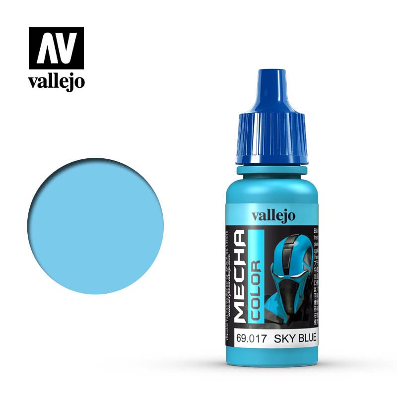 Vallejo Mecha Colour Sky Blue 17ml Acrylic Vallejo PAINT, BRUSHES & SUPPLIES