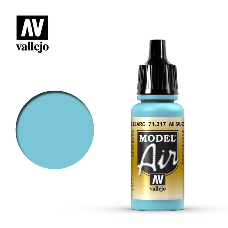 Vallejo Model Air Aii Sv Gol Light Blue 17 ml Vallejo PAINT, BRUSHES & SUPPLIES