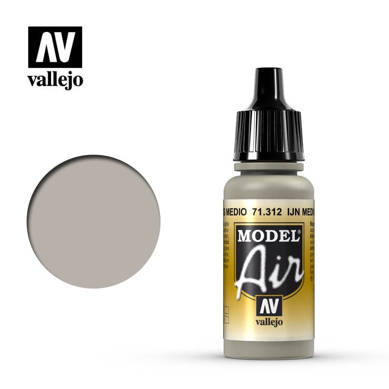 Vallejo Model Air Ijn Medium Grey 17 ml Vallejo PAINT, BRUSHES & SUPPLIES