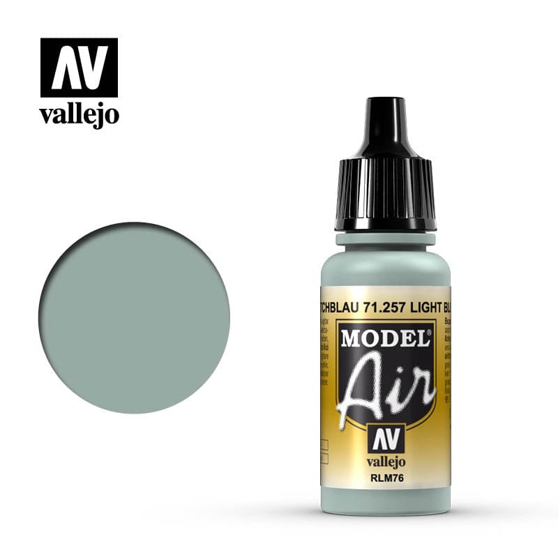 Vallejo Model Air Light Blue Rlm76 17 ml Vallejo PAINT, BRUSHES & SUPPLIES