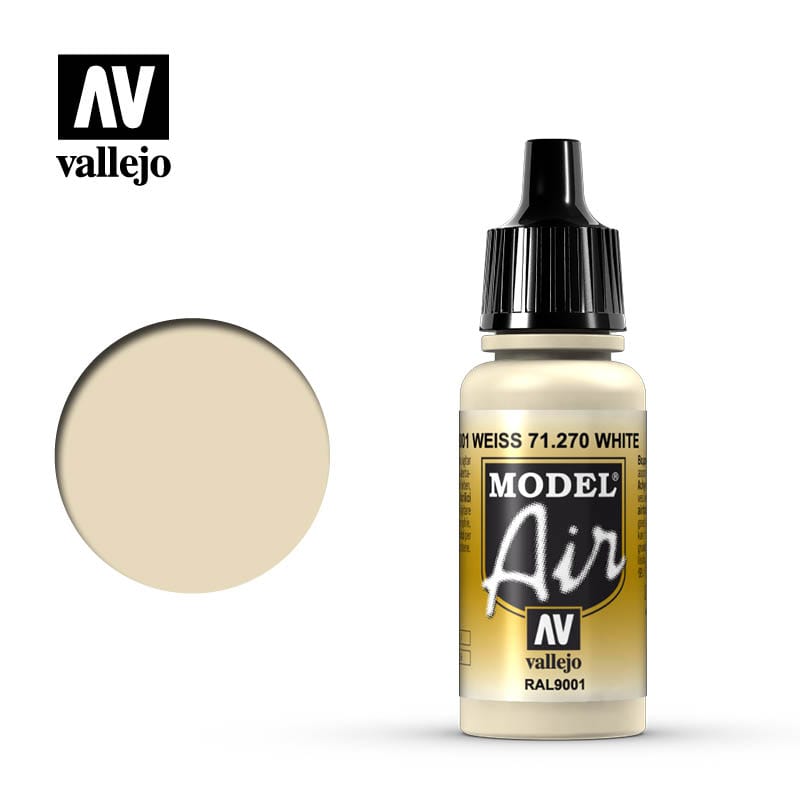 Vallejo Model Air Off-White 17 ml Vallejo PAINT, BRUSHES & SUPPLIES