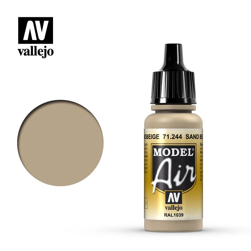 Vallejo Model Air Sand Beige 17 ml Vallejo PAINT, BRUSHES & SUPPLIES