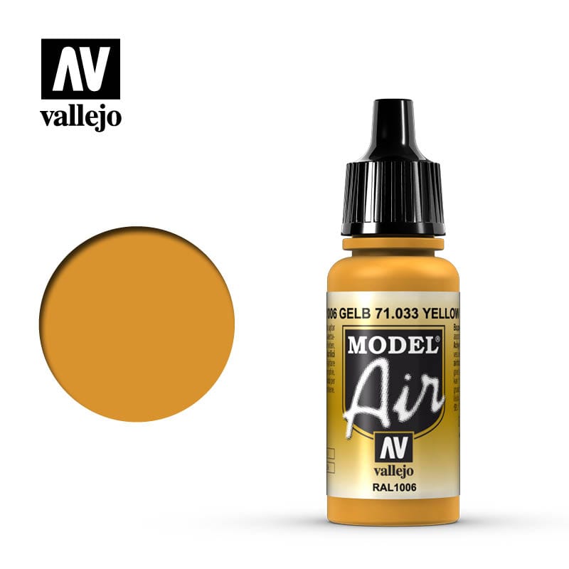 Vallejo Model Air 33 17ml Ochre Vallejo PAINT, BRUSHES & SUPPLIES