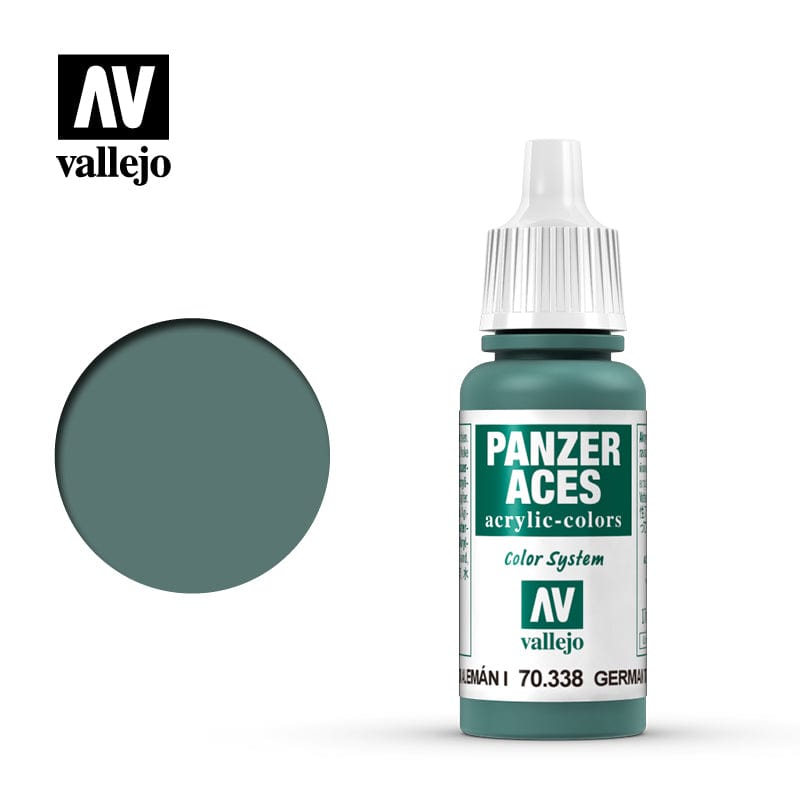 Vallejo Panzer Aces Feldgrau I Highlights 17 ml Vallejo PAINT, BRUSHES & SUPPLIES